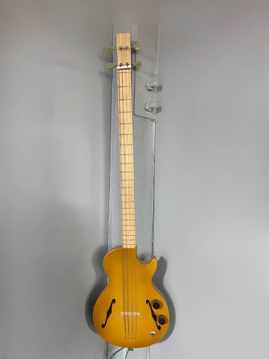 4-String Electric Guitar by Unknown, Image 2.