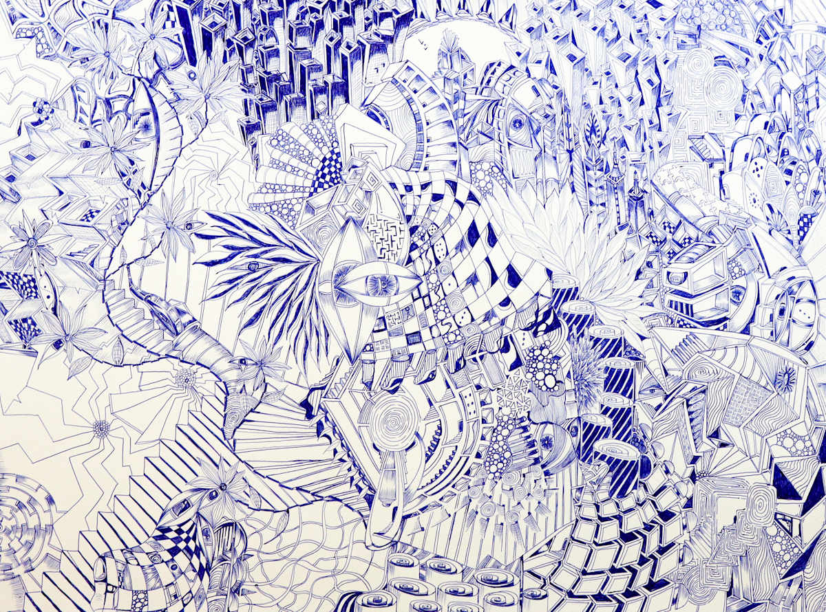 Blue Mirror 1 by Sam Noten - Samantha V.P. Noten, Image 1.