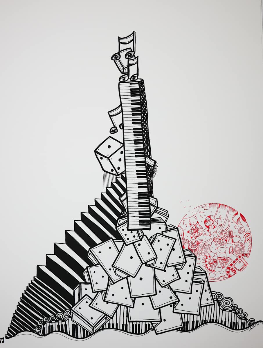 Phase 12 - Music Note by Sam Noten - Samantha V.P. Noten, Image 1.