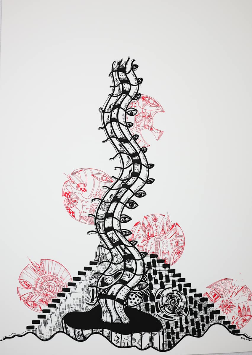 Phase 9 - Cables by Sam Noten - Samantha V.P. Noten, Image 1.