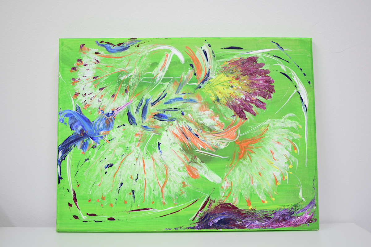 Hummingbird in Bloom by Amanda Silva, Image 1.
