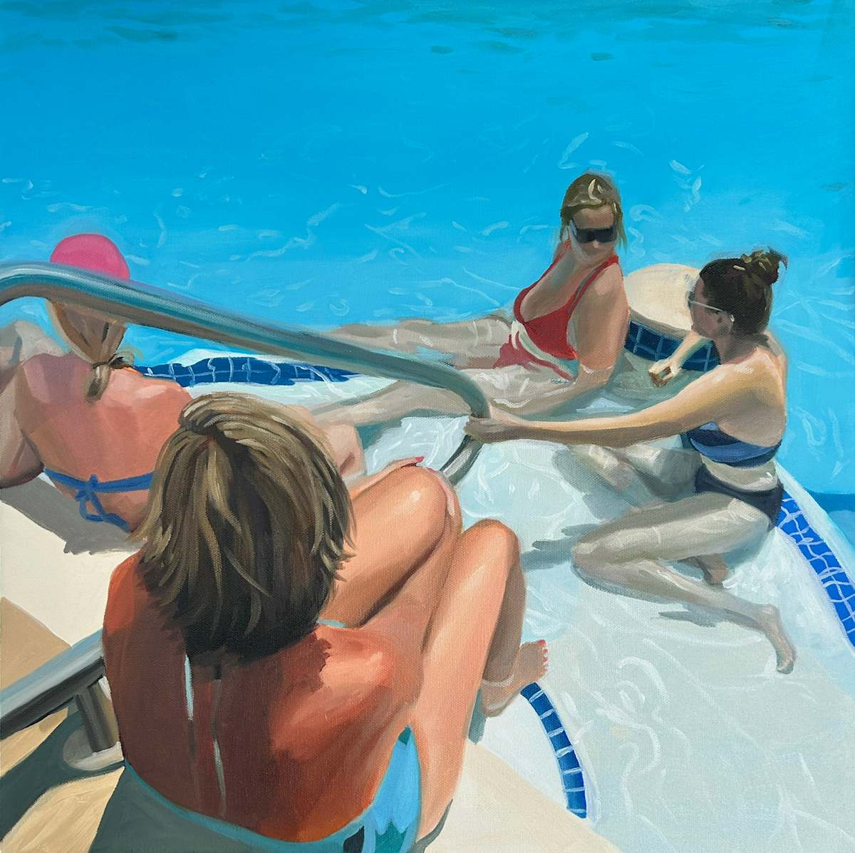 Pool Talk by Ariel Davis, Image 1.
