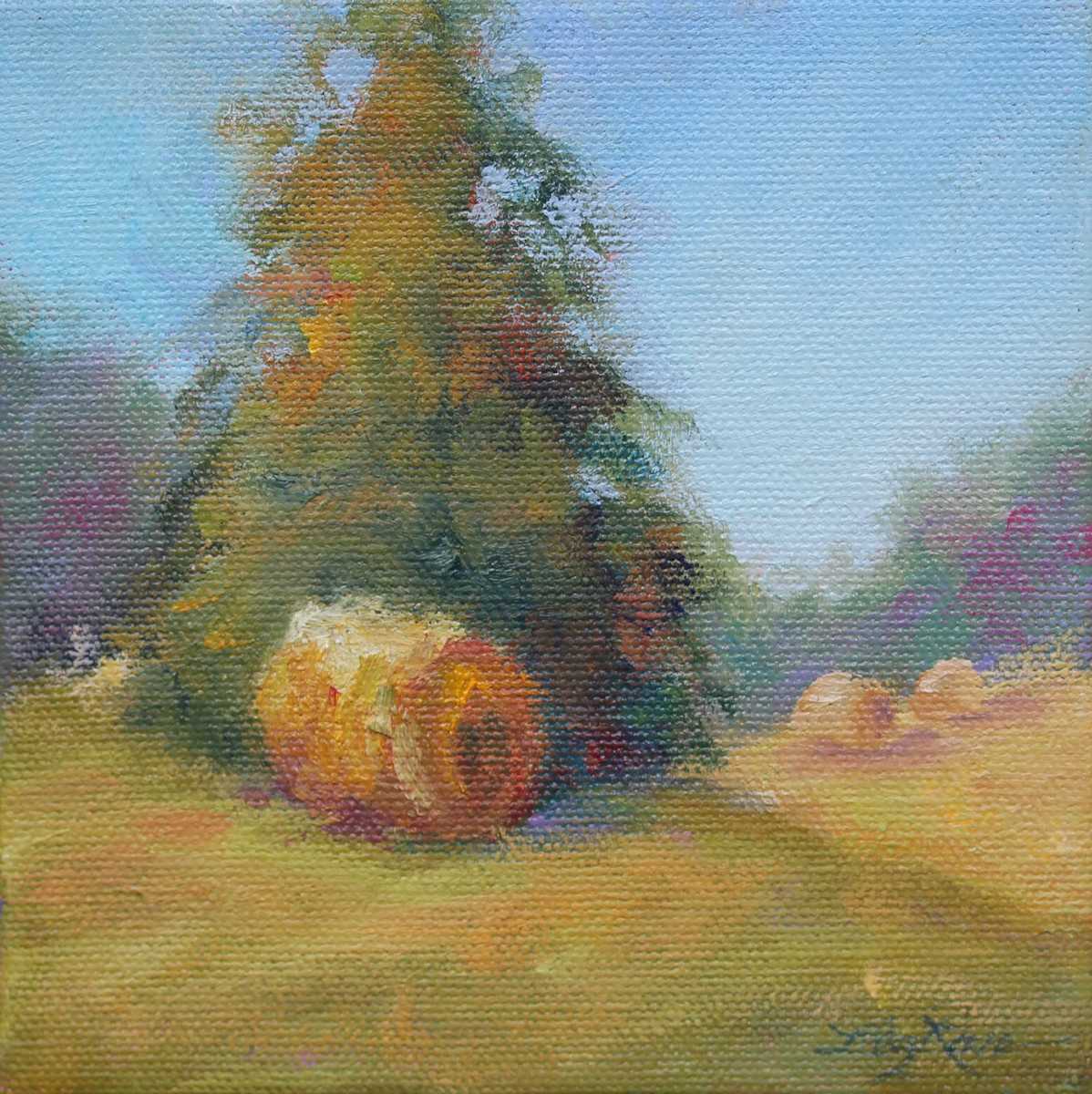 Lone Bale by Rose S. Kennedy, Image 1.