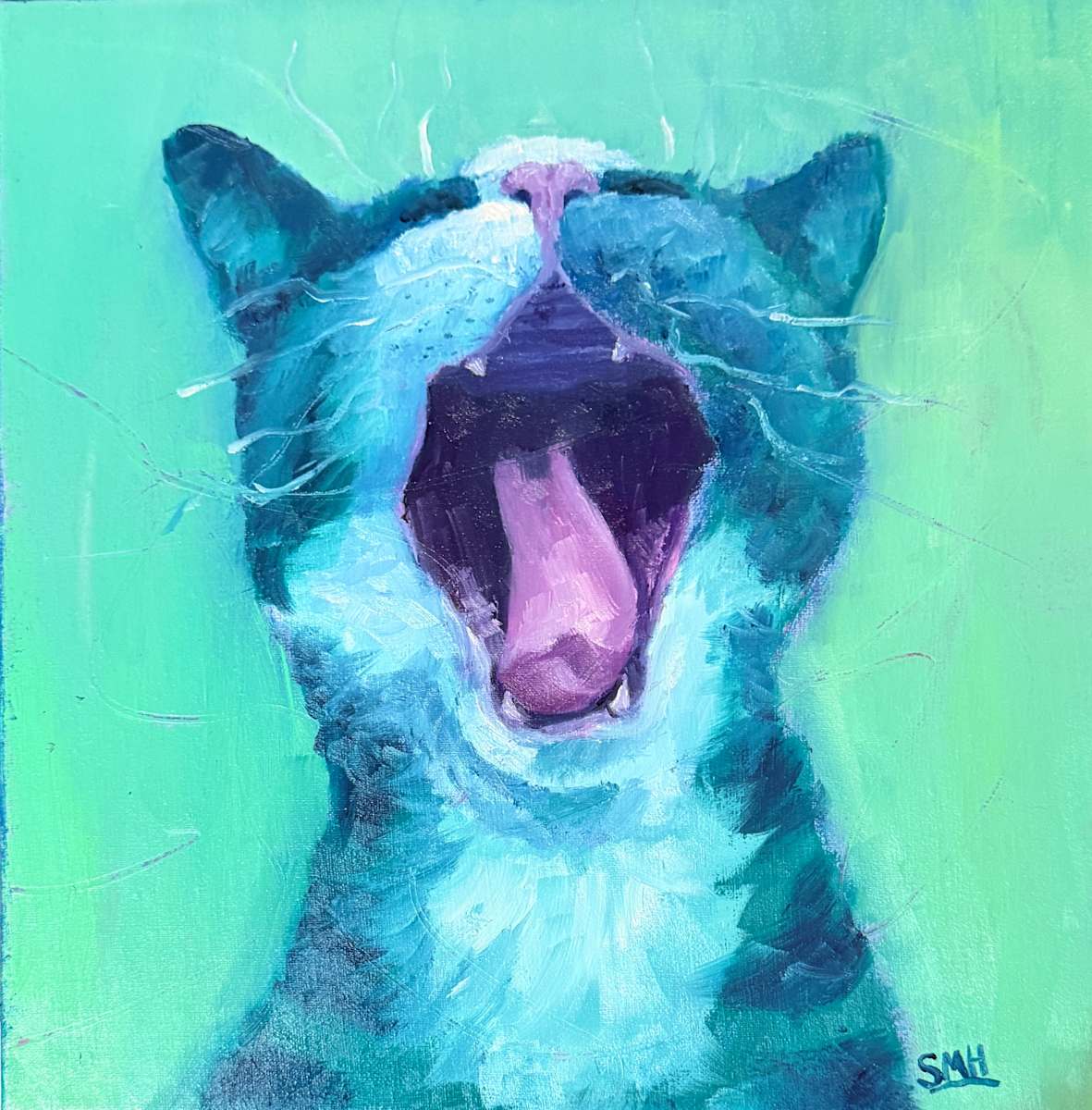 Kitty Yawn by Stephanie Henry, Image 1.