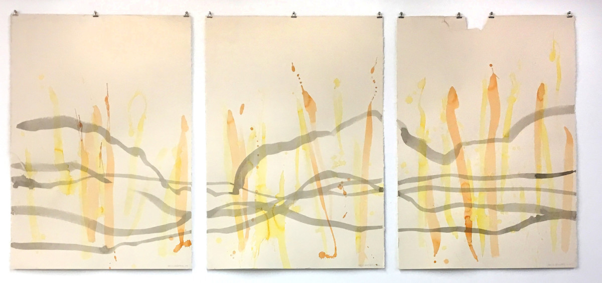 Broken Soundlines triptyche by Marcus Neustetter 