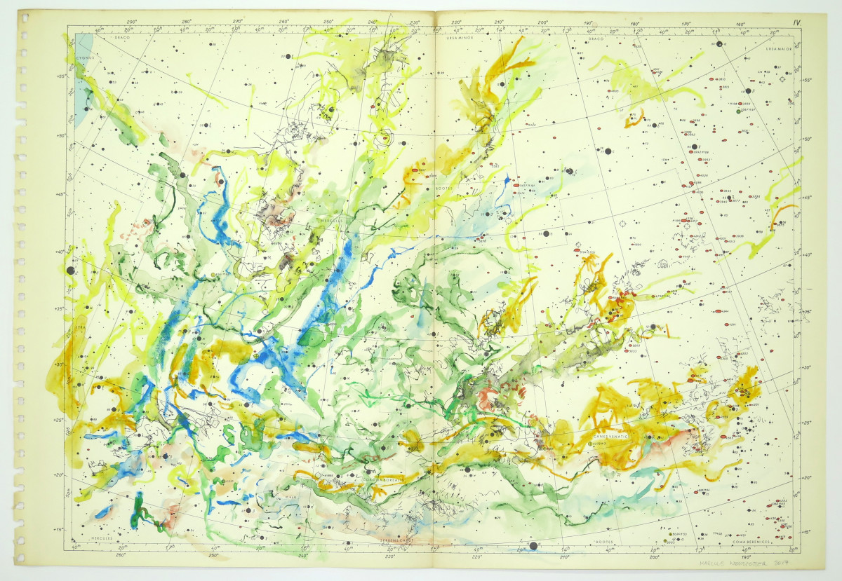 Exploring 1950 Celestial Maps IV by Marcus Neustetter 