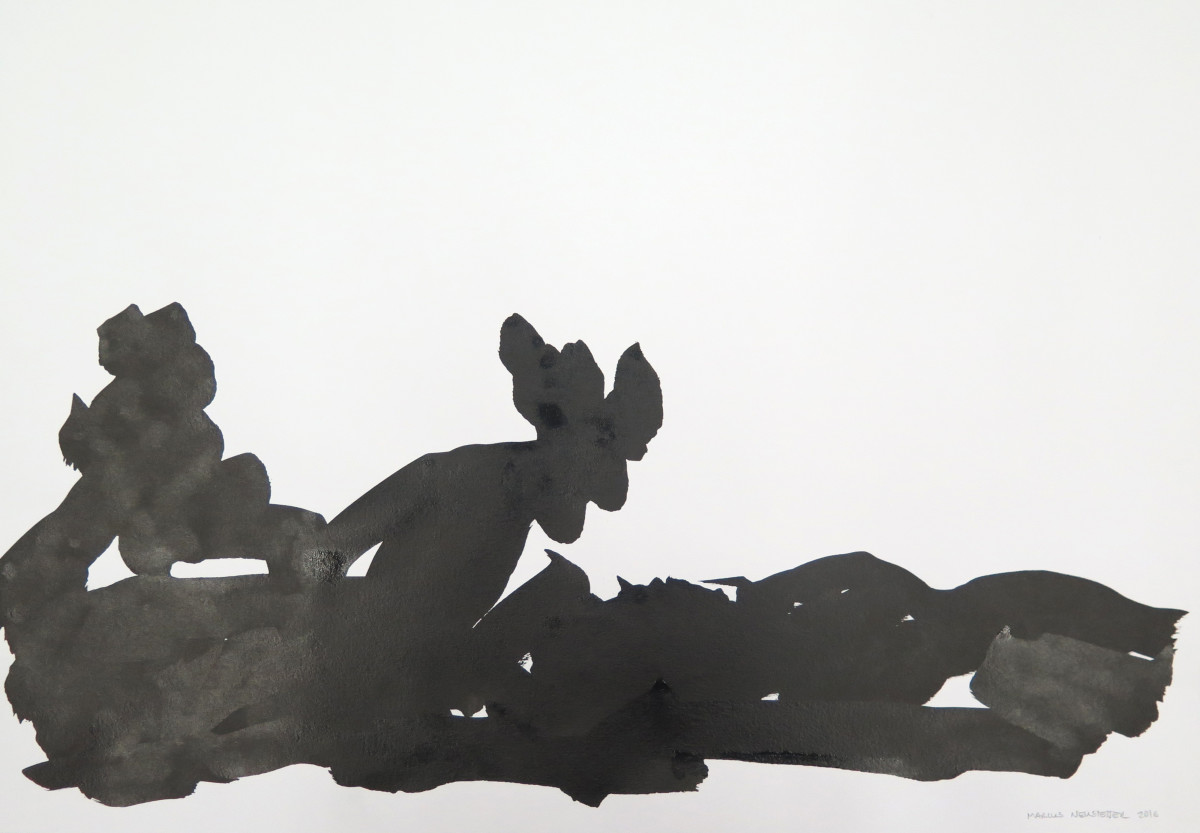 Shadow Sketch 9 (Series 3) by Marcus Neustetter 