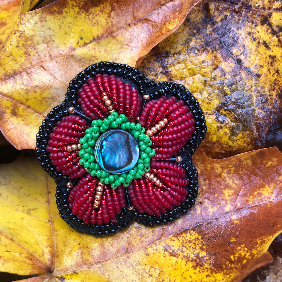 Five petal flower by Melani Lee Kyynarainen Phillips, Image 1.