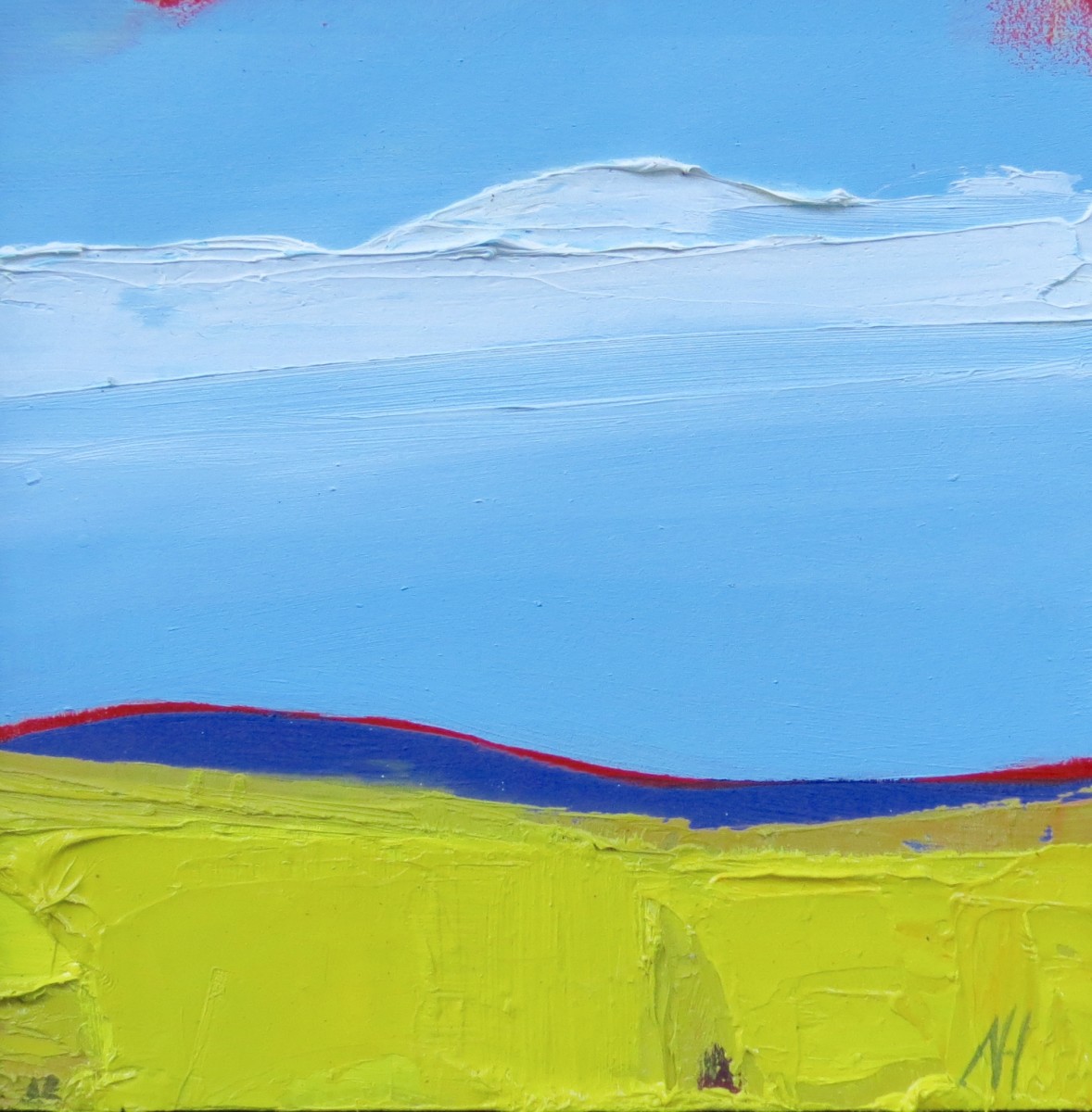 Mustard Field by Nancy B. Hartley 