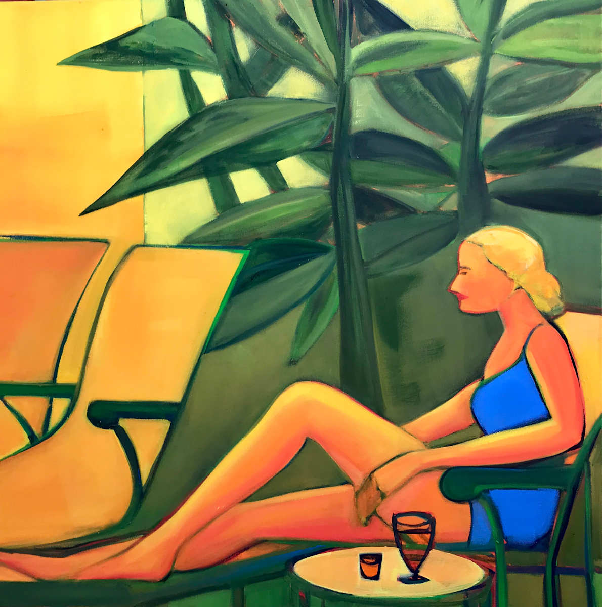 Road Trip, Poolside by Nancy B. Hartley, Image 1.