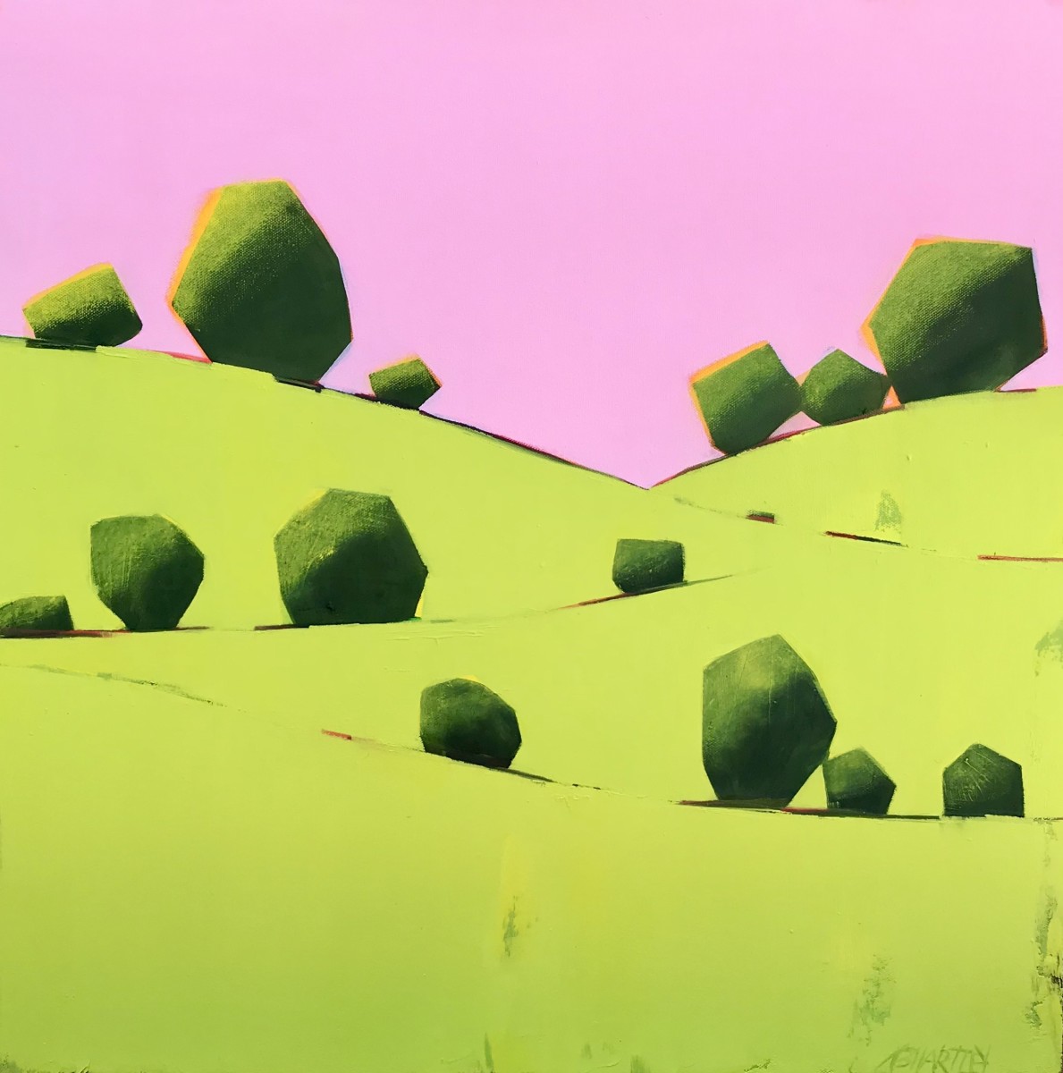 California Hills by Nancy B. Hartley 