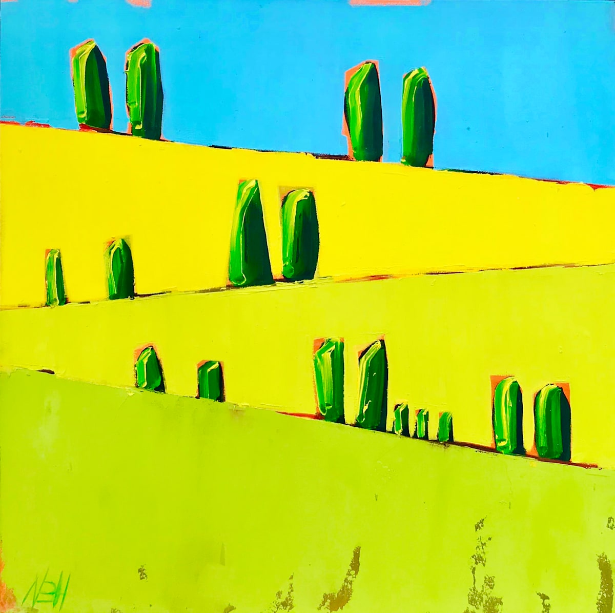Seventeen Trees, 2 by Nancy B. Hartley, Image 1.