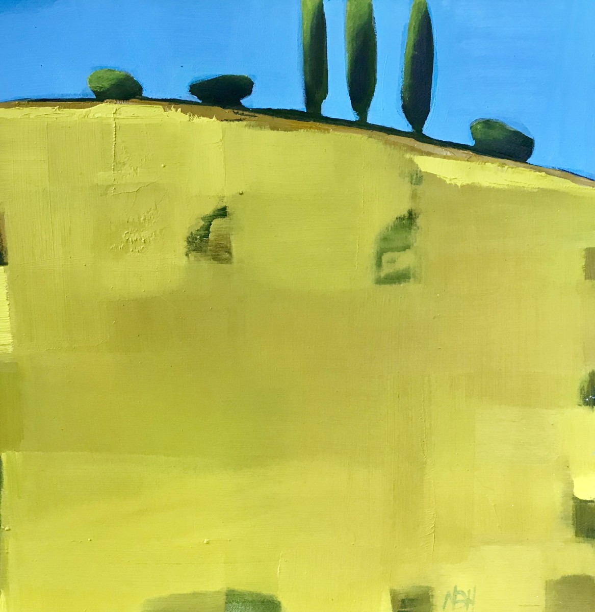 On The Hill by Nancy B. Hartley 