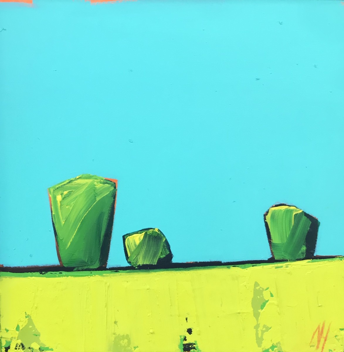 Blue Green 3 by Nancy B. Hartley 