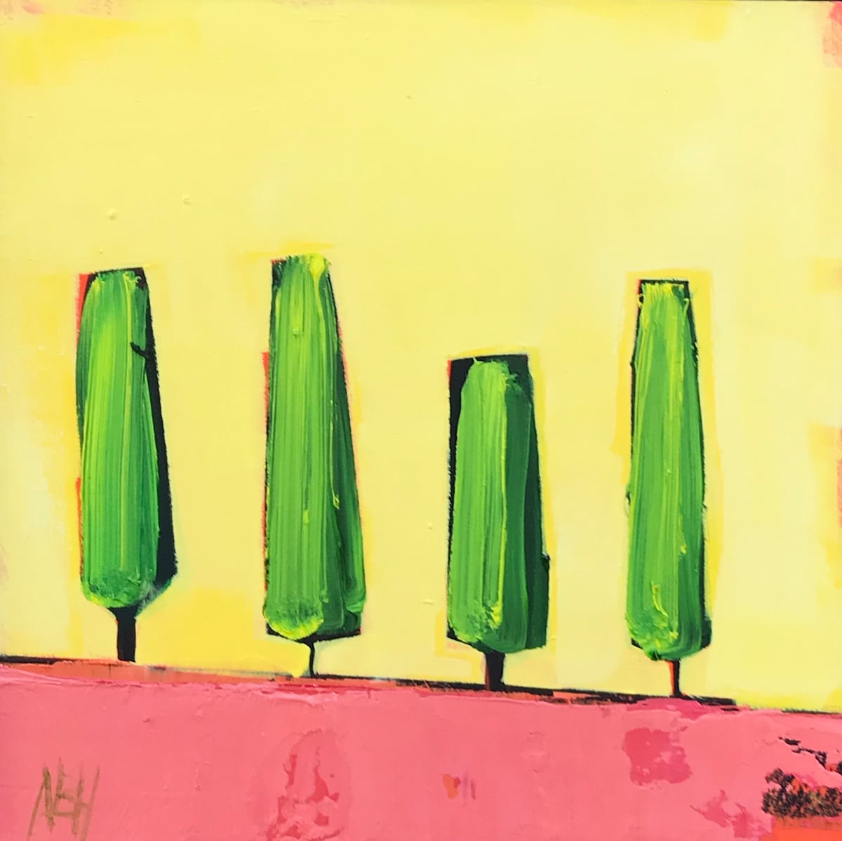 Lemonade Sky, 8 X 8 by Nancy B. Hartley, Image 1.