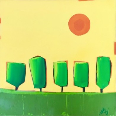 The Line Up by Nancy B. Hartley 