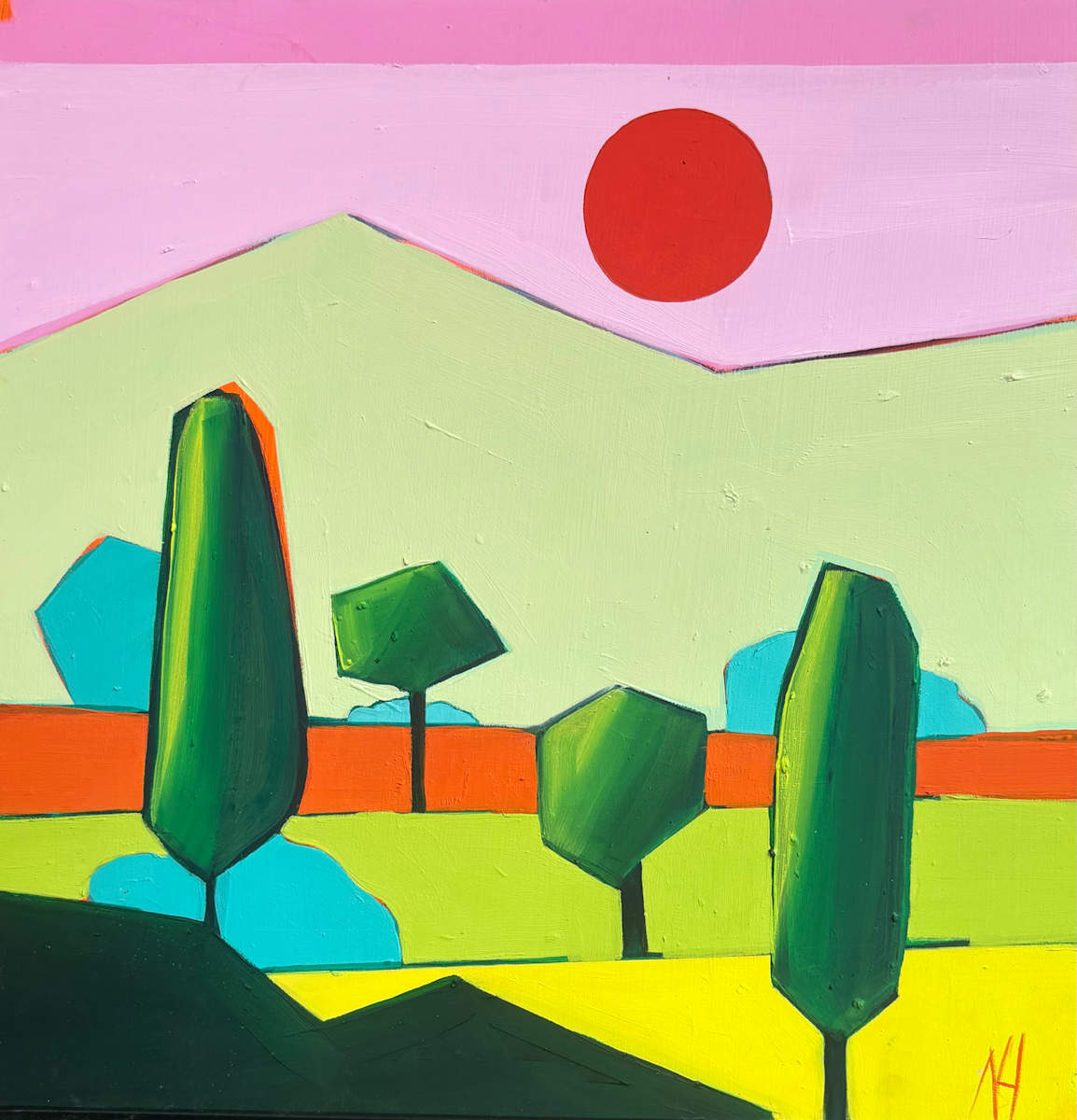 In The Garden by Nancy B. Hartley 