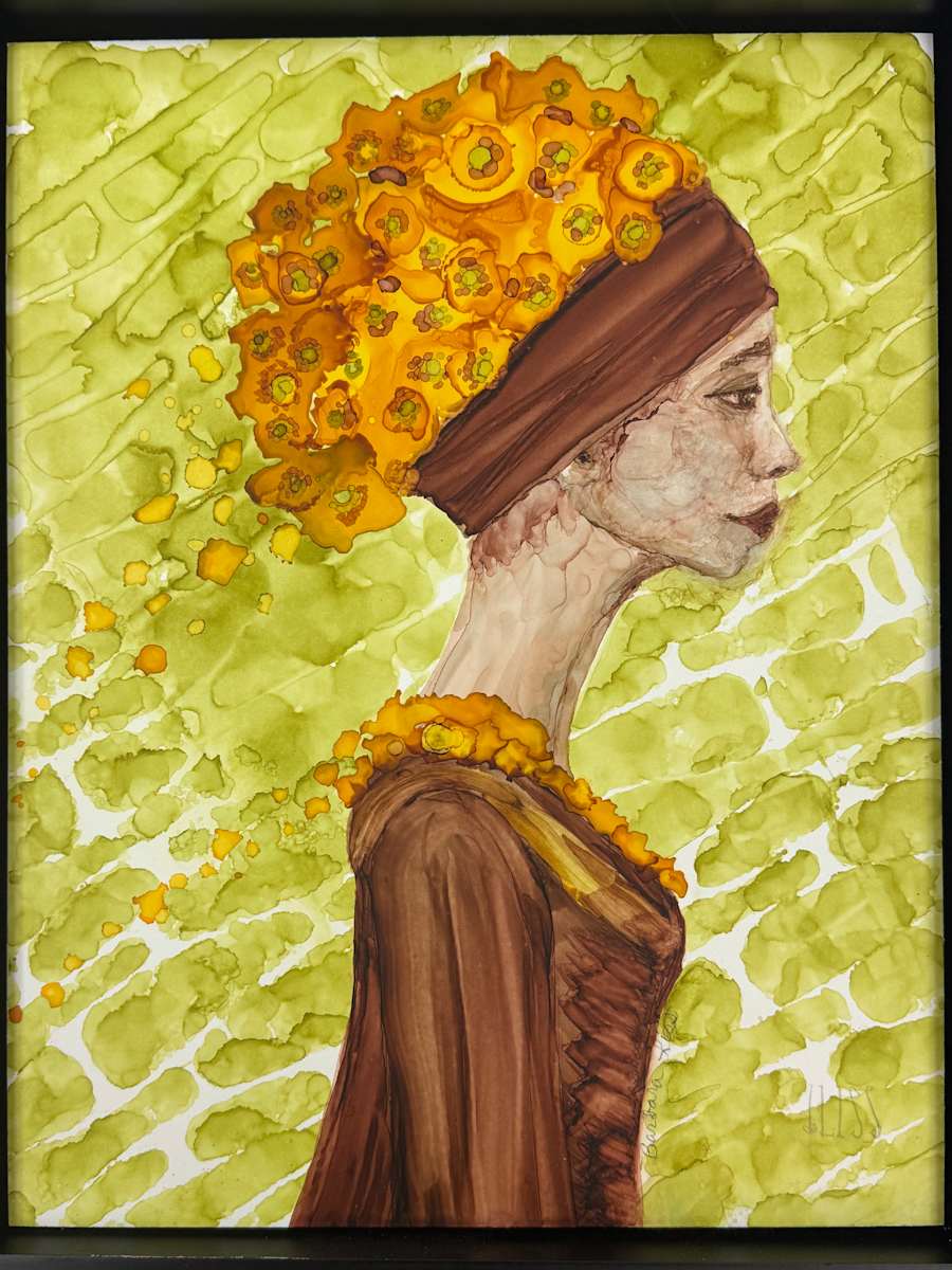 Falling Petals by Barbara Liss 