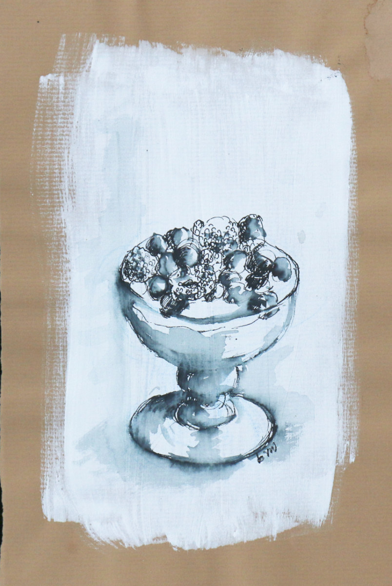 berries over pudding by beth vendryes williams, Image 1.