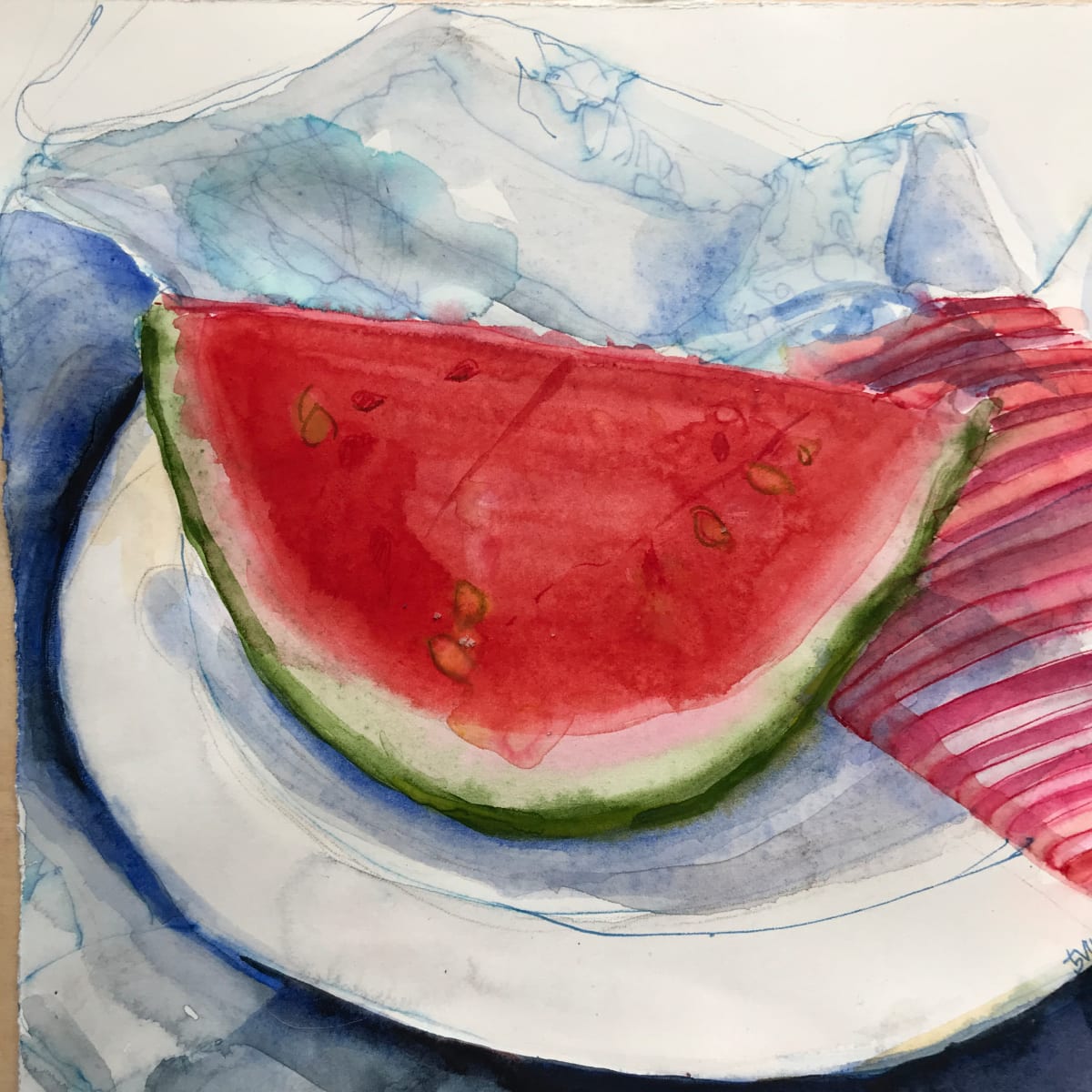 fresh watermelon 958 by beth vendryes williams, Image 1.