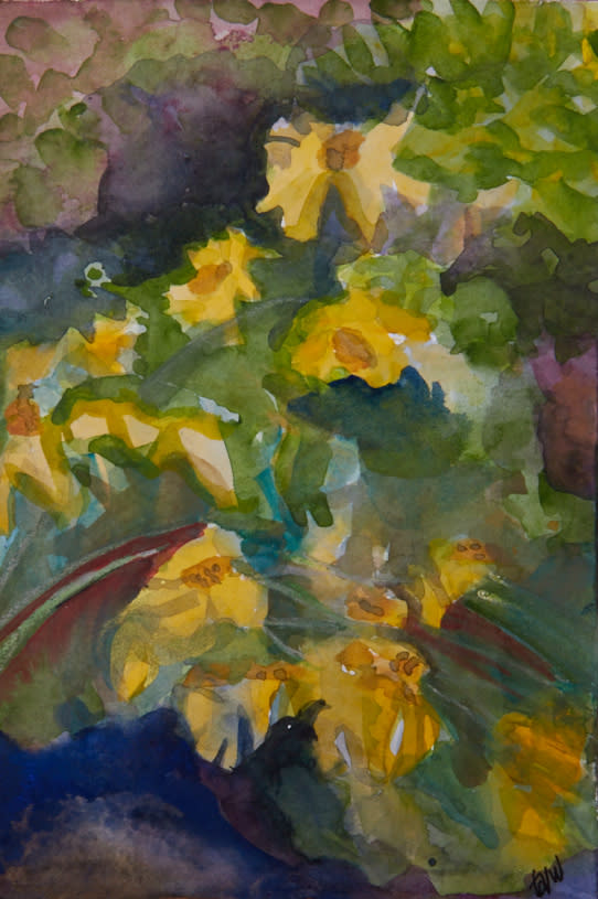 perrenial sunflowers by beth vendryes williams 