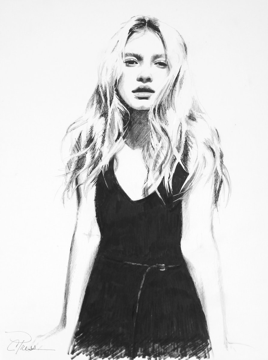 Adelina Study #1 by Cindy Press 