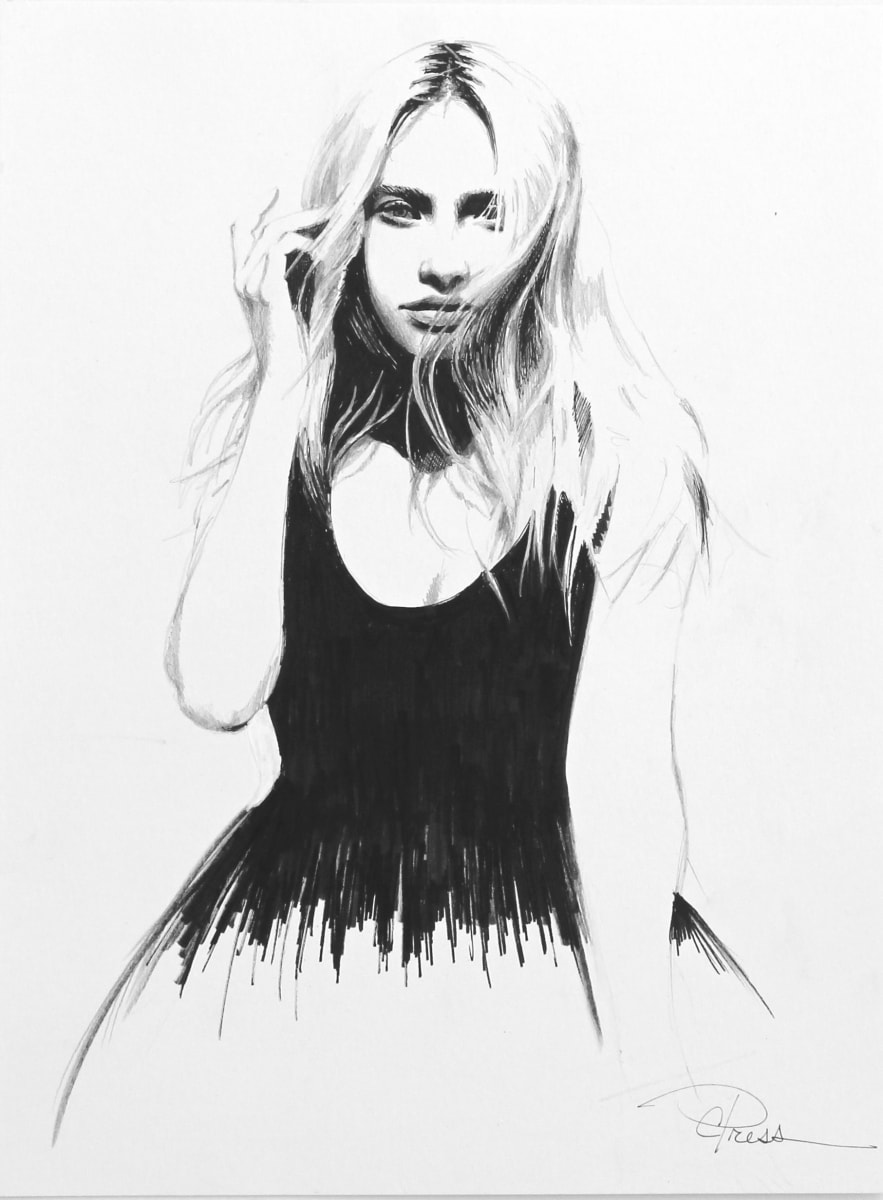 Adelina Study #2 by Cindy Press 