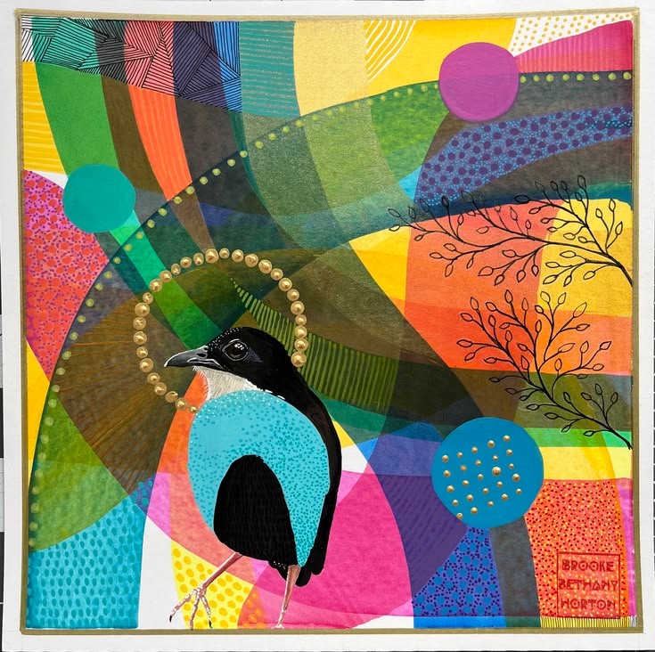Azure-Breasted Pitta by Brooke Horton, Image 1.