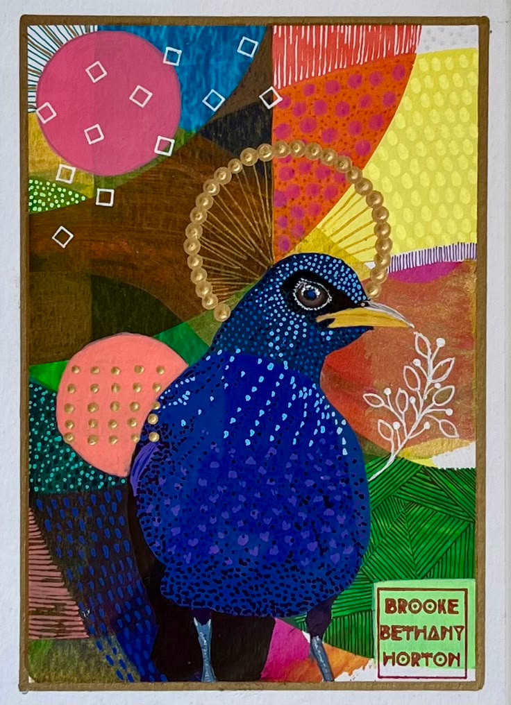 Blue Whistling-Thrush by Brooke Horton, Image 1.