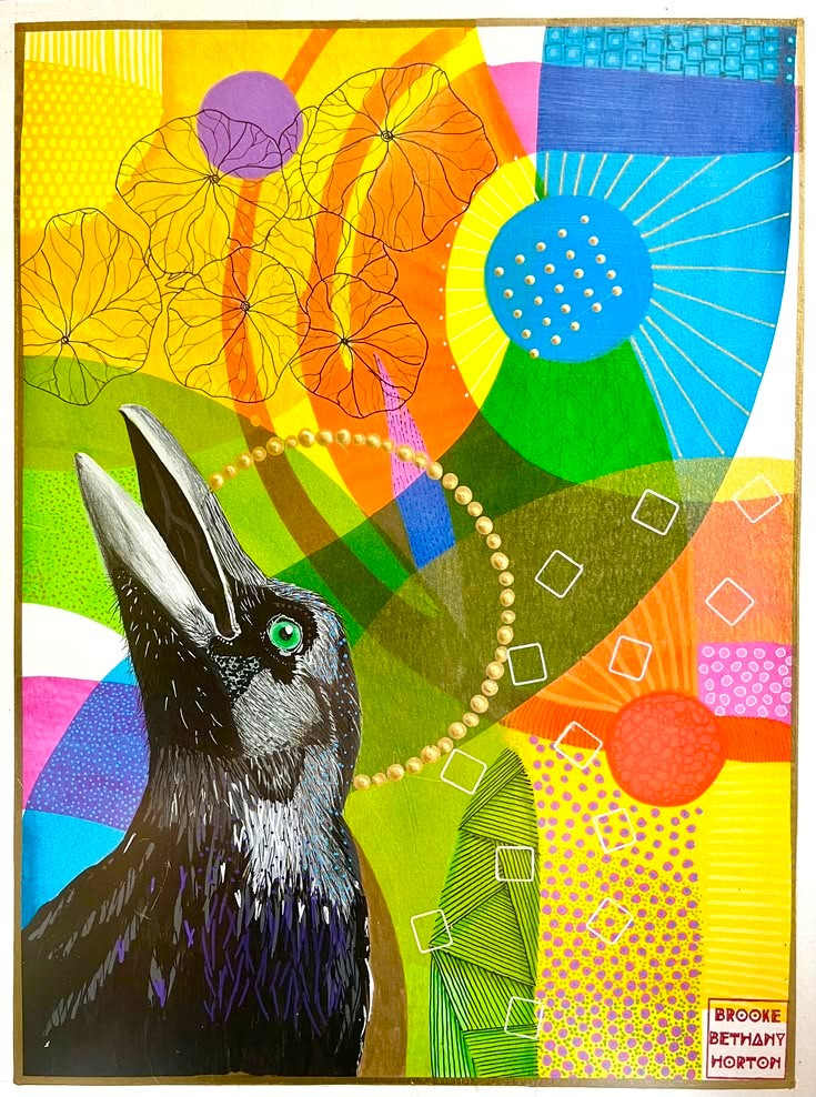 Green Eyed Crow by Brooke Horton, Image 1.