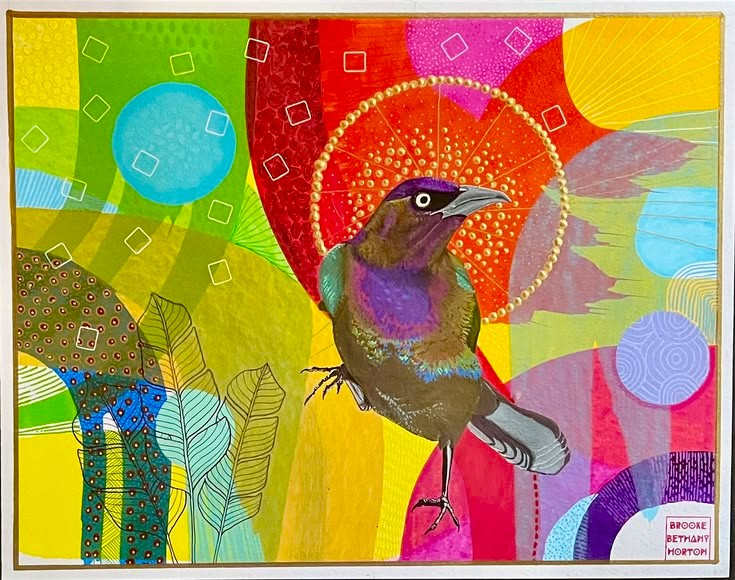 Purple Grackle by Brooke Horton, Image 1.