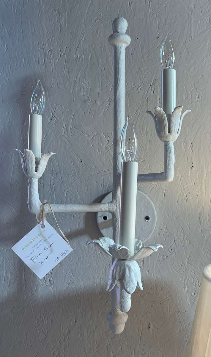 Flora  Sconce 3 Arm by reworksHome, Image 1.