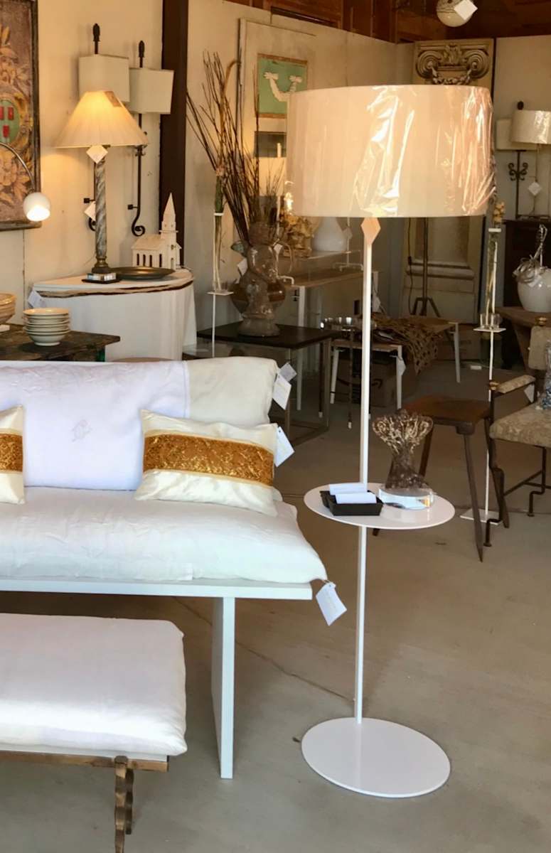 Floor Lamp End Table by reworksHome, Image 1.
