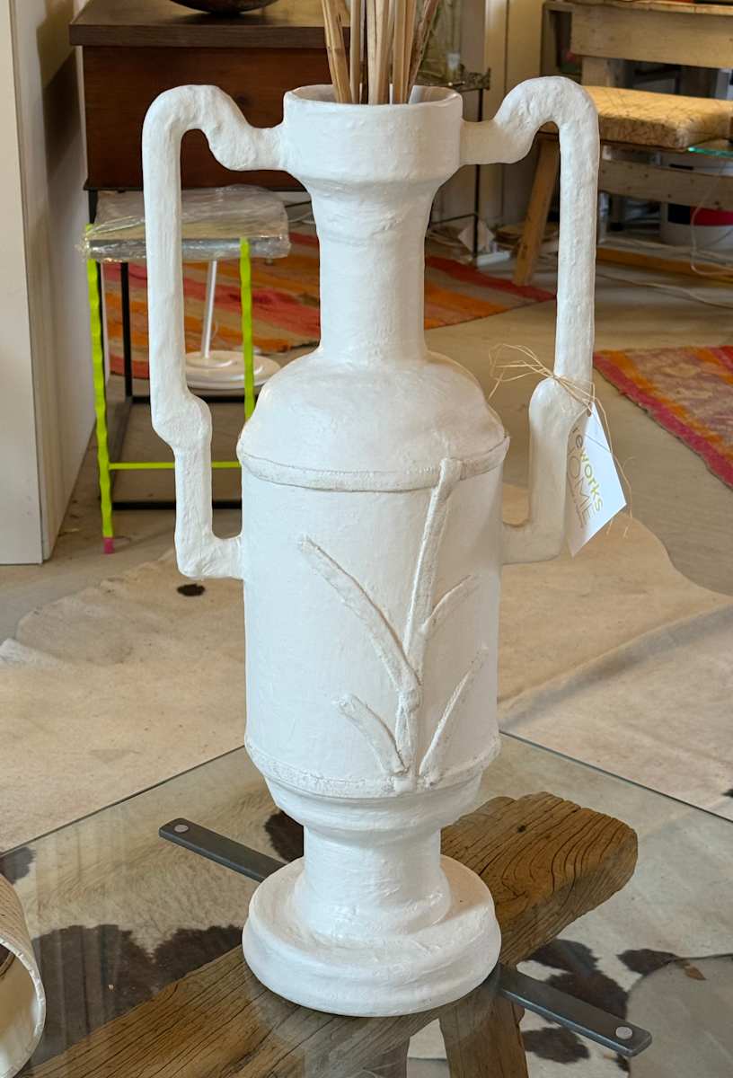 Plaster Urn by reworksHome, Image 1.