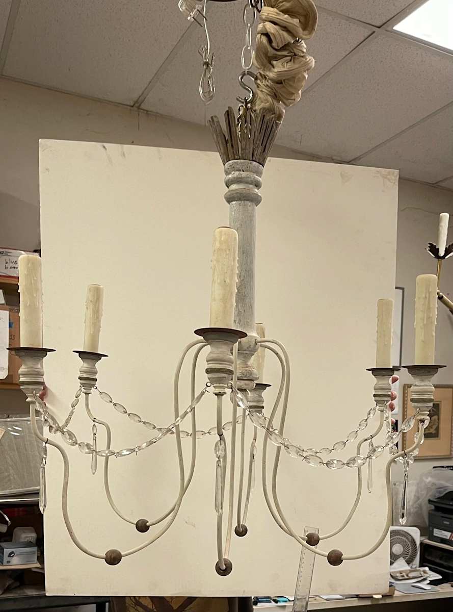 Sunburst Chandelier by reworksHome, Image 1.