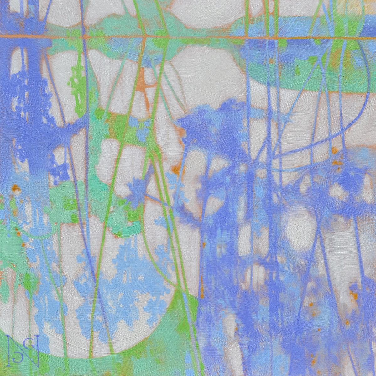 Blue and Green Stream by Natalie George 