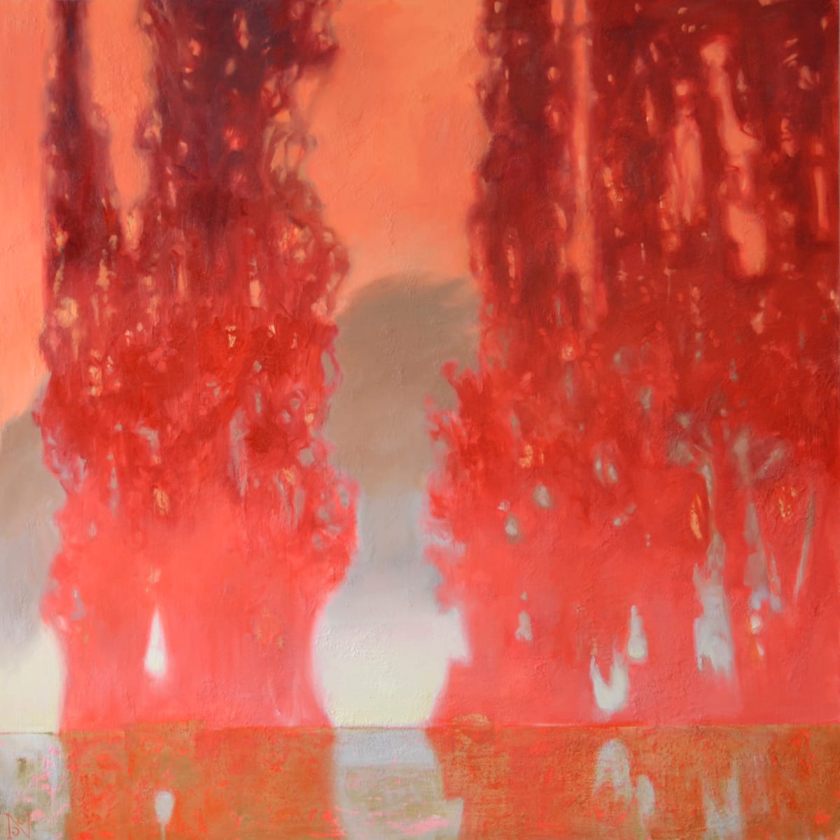 Ombre Cedars II by Natalie George 