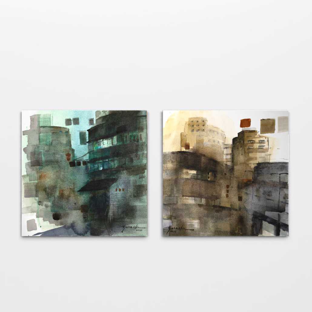 City Souls (pair) by Elaine Chiu International Limited, Image 1.