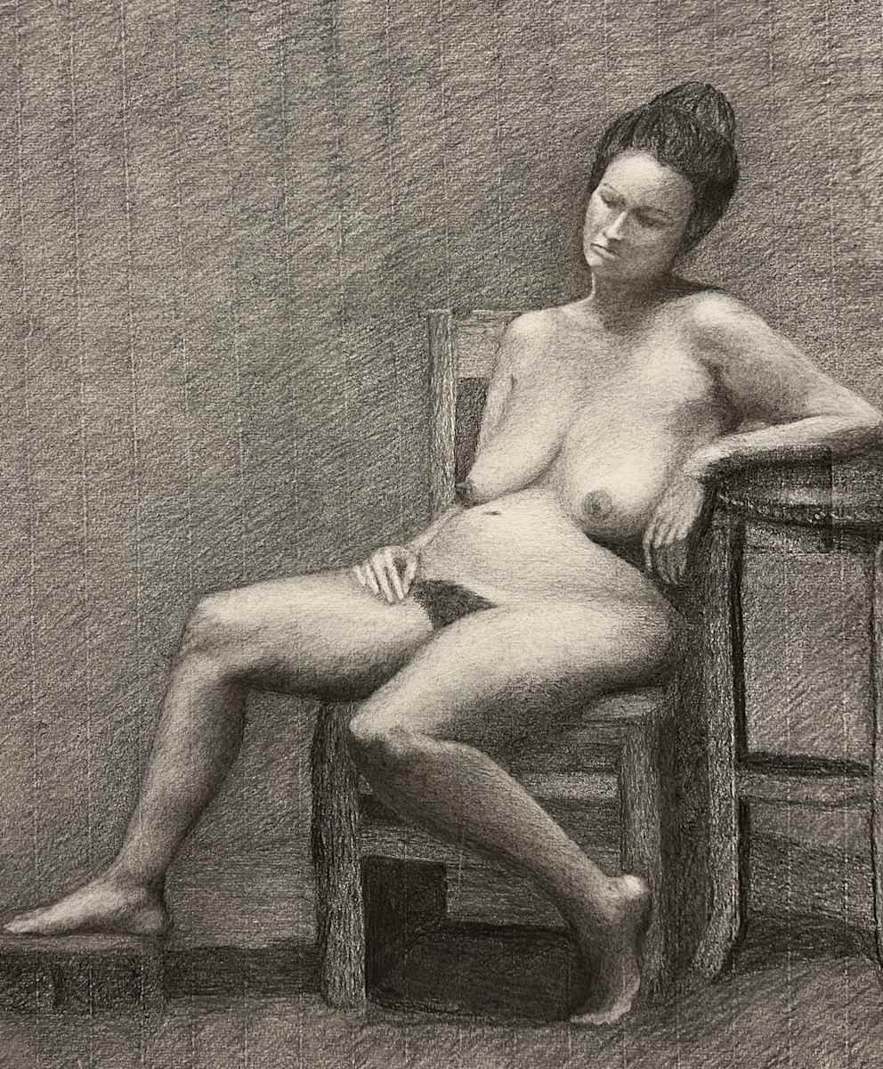 Sitting Long Pose by Maura Rogers, Image 1.
