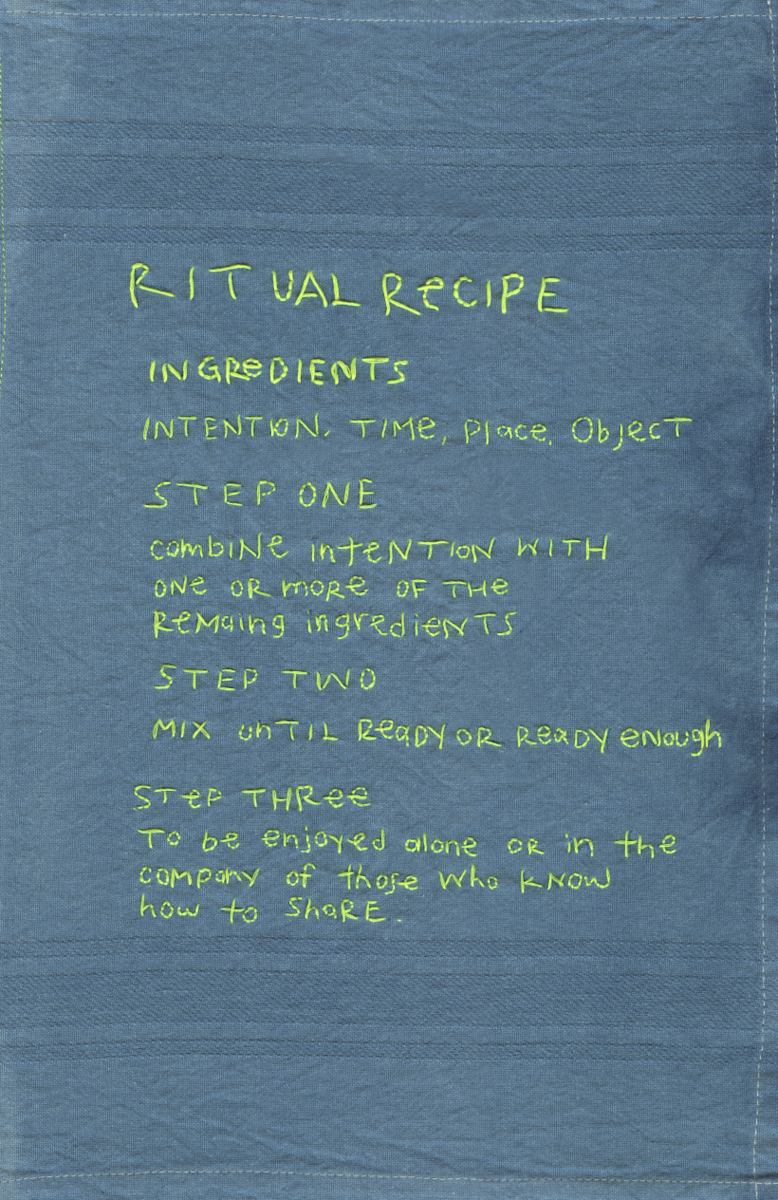 Ritual Recipe by Meirav Ong 
