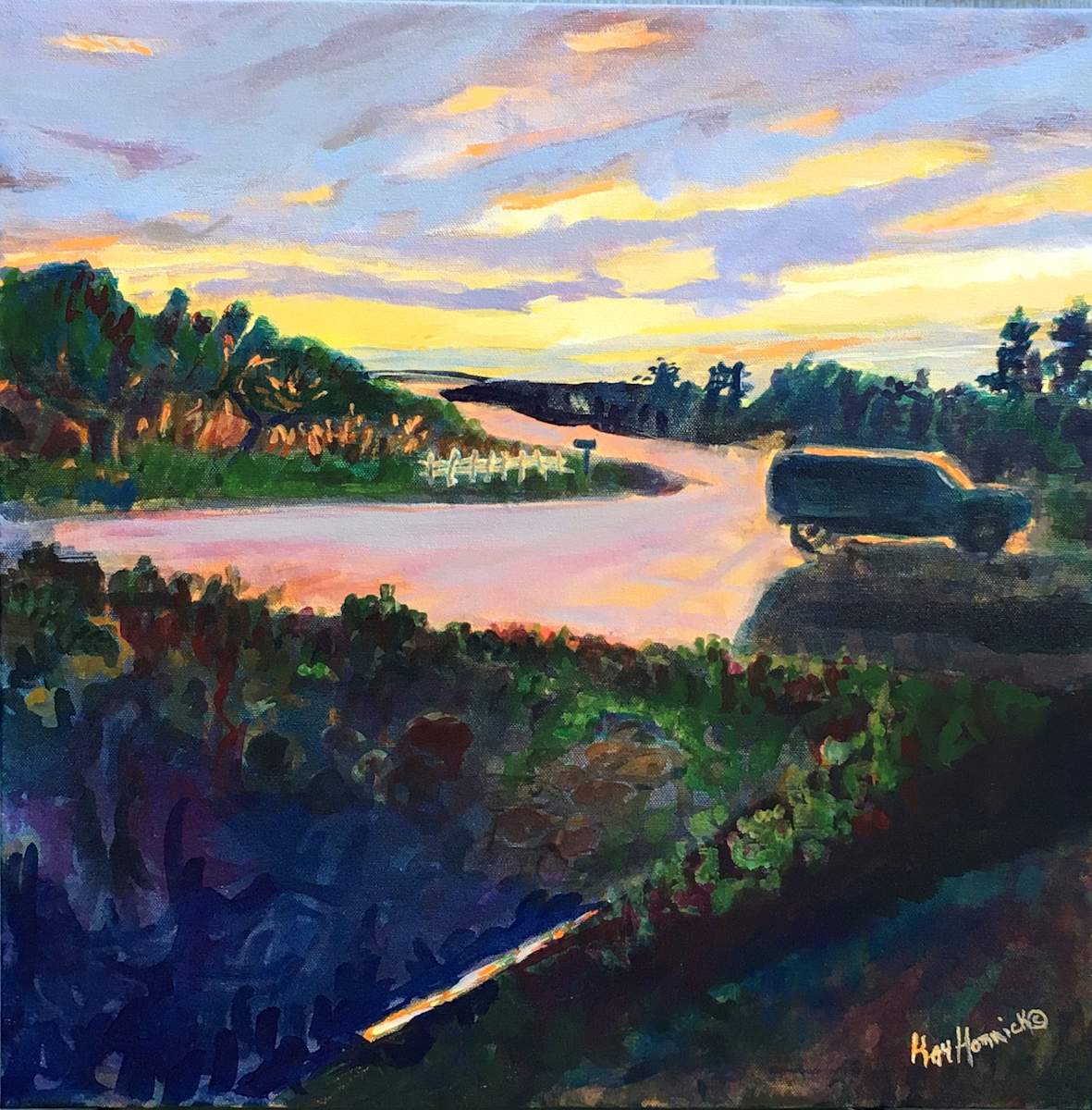 The Road Into Town by Kay Hornick, Image 1.