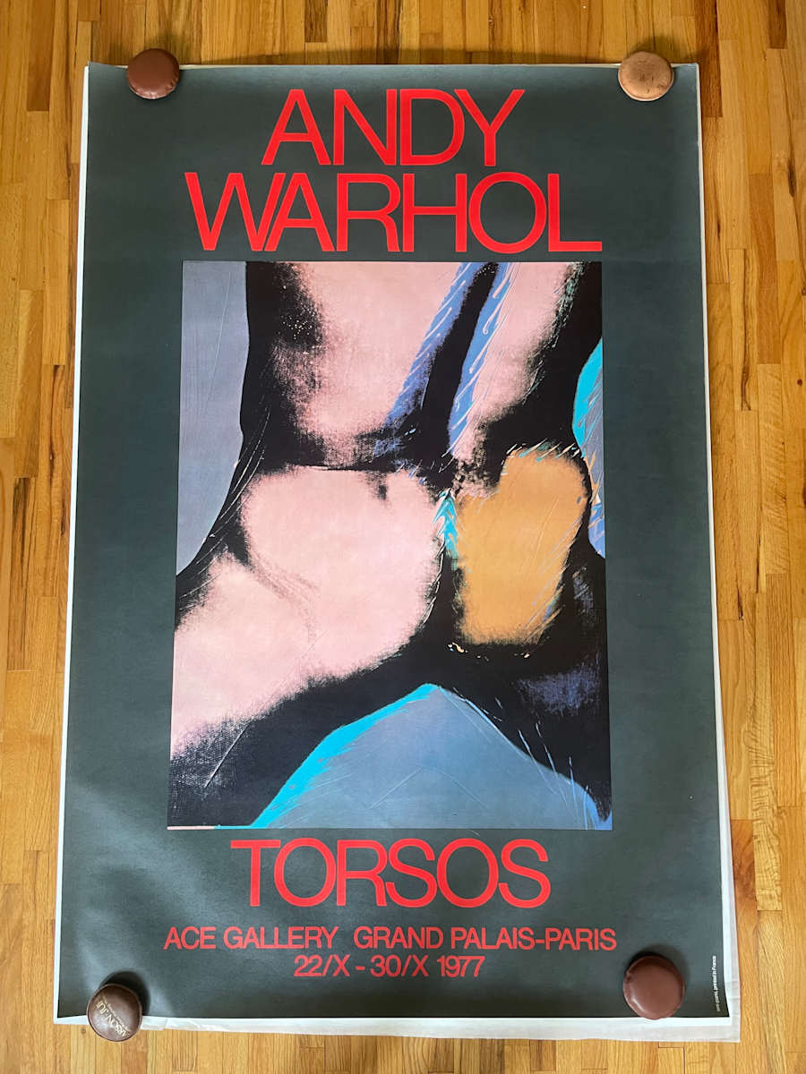 Torsos, Ace Gallery, Paris  UNFRAMED by Andy Warhol 