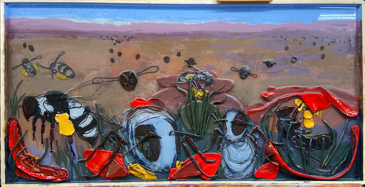 Worker Bees by Jim Brown, Image 1.