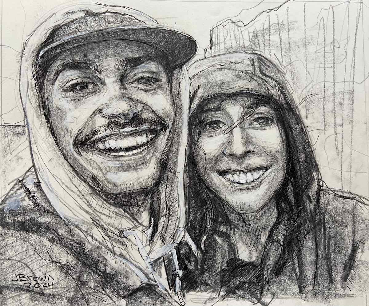 Paige and Steve by Jim Brown, Image 1.