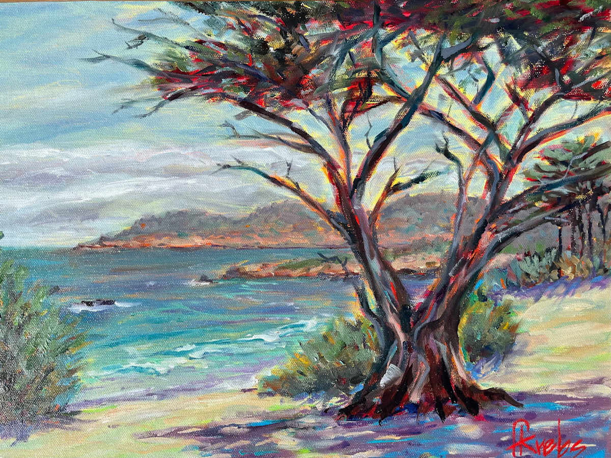 Carmel Beach Cypress by Frances Krebs, Image 1.