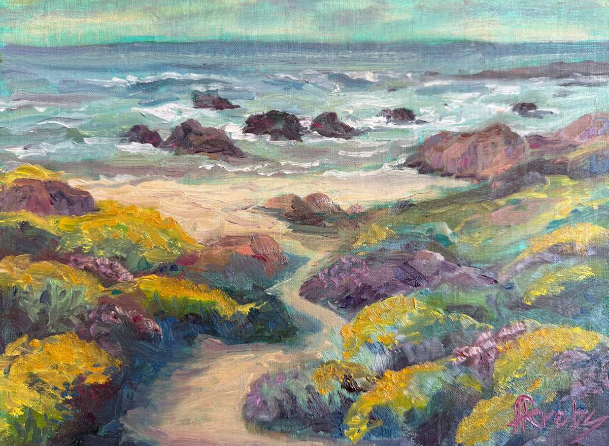 Pebble Beach in Bloom by Frances Krebs, Image 3.