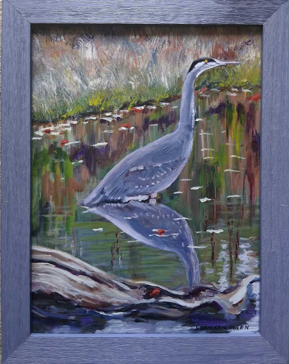Grey Heron by Joan van Kralingen, Image 1.