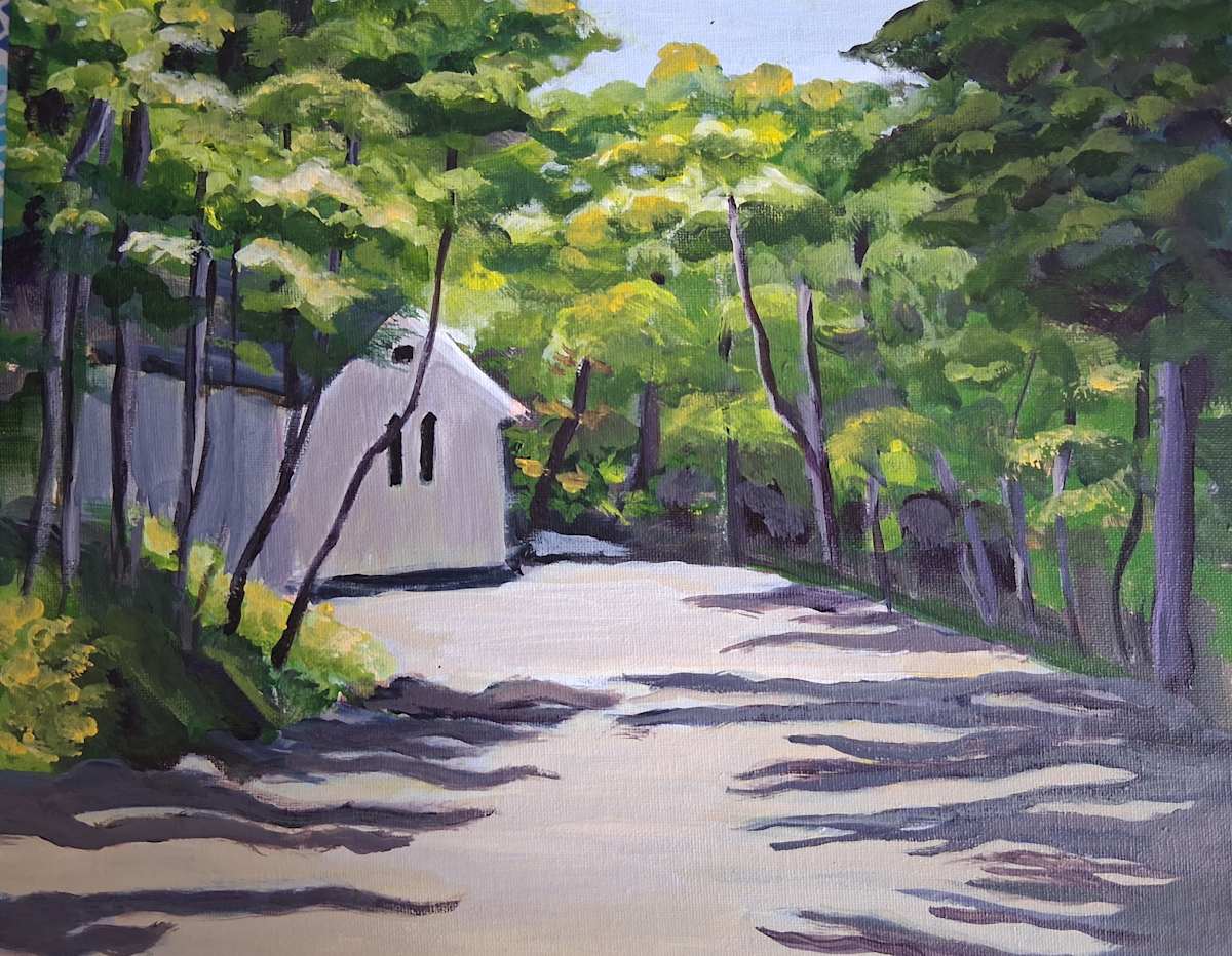 Country road, Muskoka by Joan van Kralingen, Image 1.