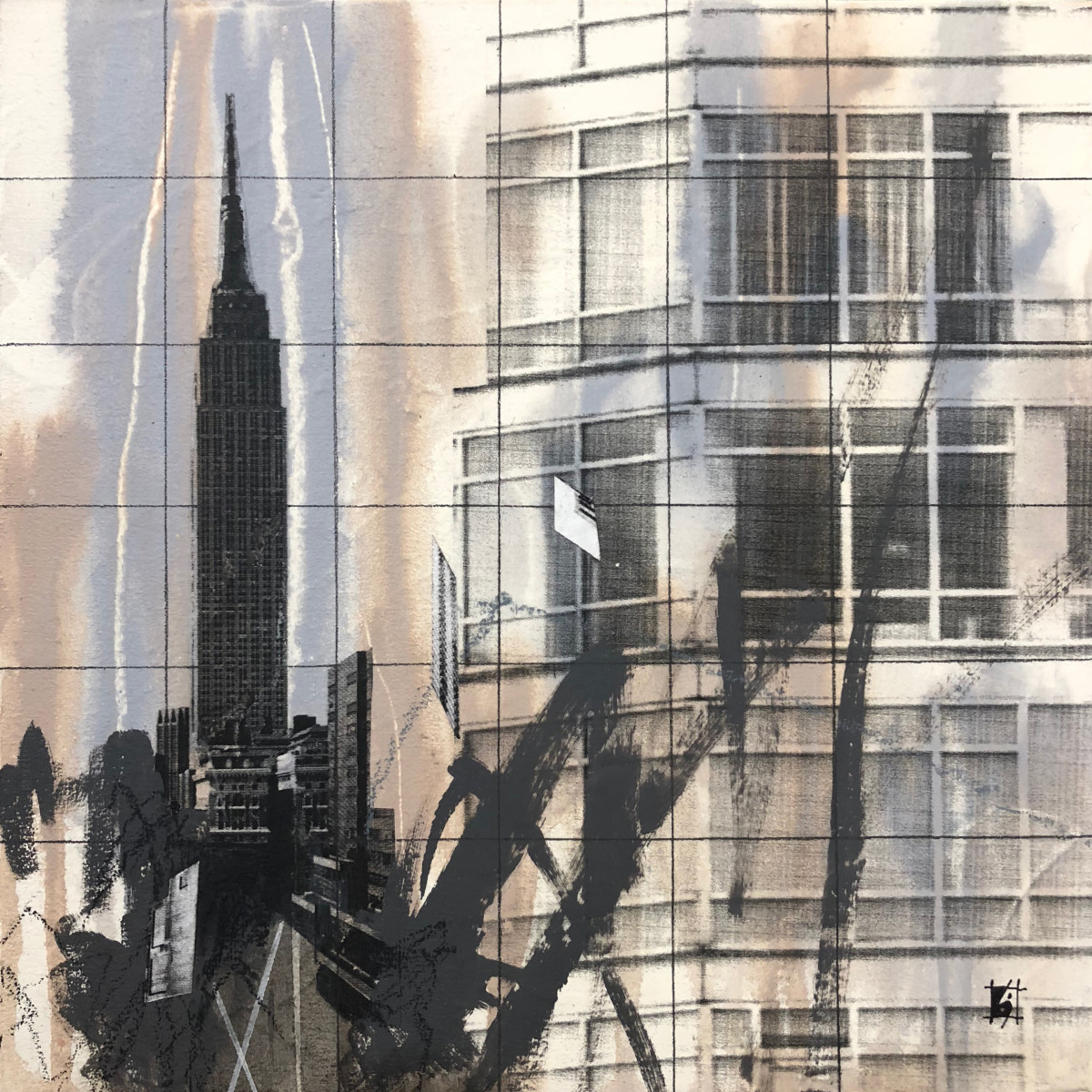 City Grid Power Grid by Lori Sokoluk 