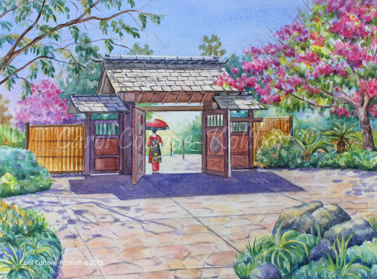 Japanese Friendship Garden by Carol Cottone-Kolthoff 